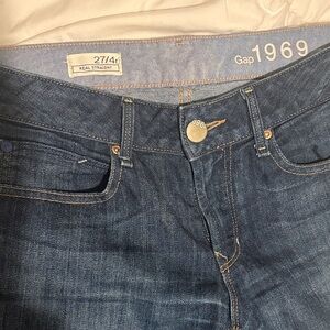GAP 1969 Real Straight Blue Denim Jeans